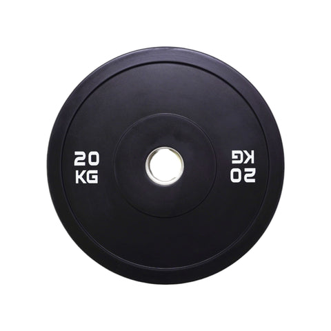 100kg Black Bumper Plates V2 and 2.2m Olympic Barbell Package