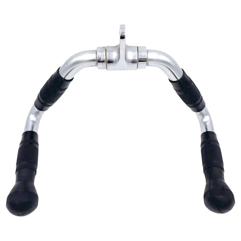 Cable Attachment Pack B - Stirrup, Multi-Purpose bar, Rubber Lat Pulldown D-Handle