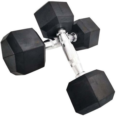 Rubber Hex Dumbbells 7.5kg Pairs | INSOURCE