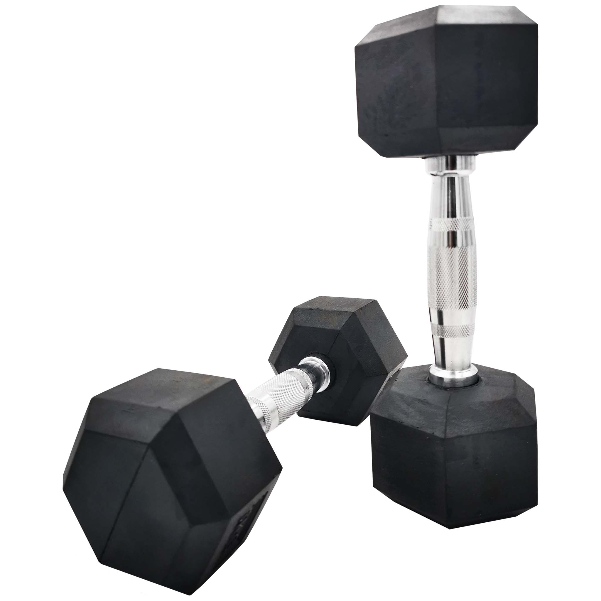 Rubber Hex Dumbbells 37.5kg Pairs | INSOURCE